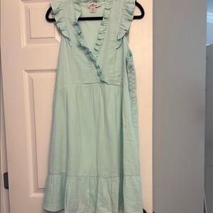 Vineyard Vines Blue Ruffled Tiered Sundress